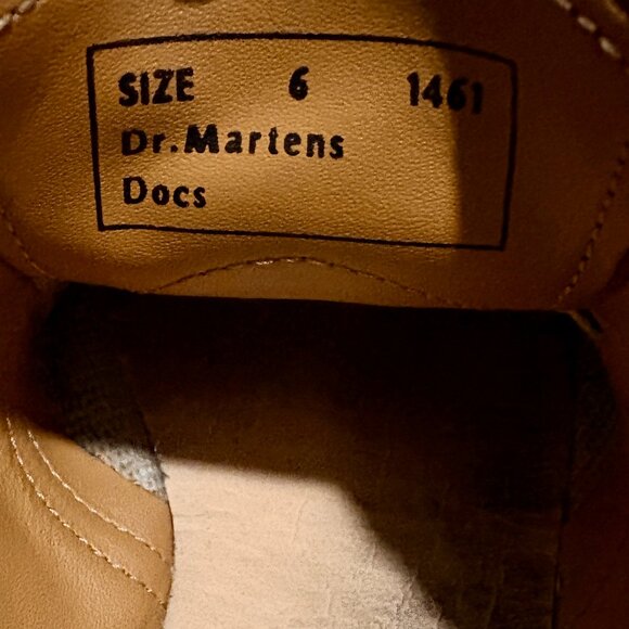 1461 Vintage Made in England US Men 6 Women 7 - Picture 7 of 7